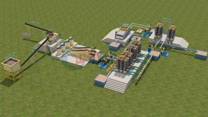 silica sand processing plant