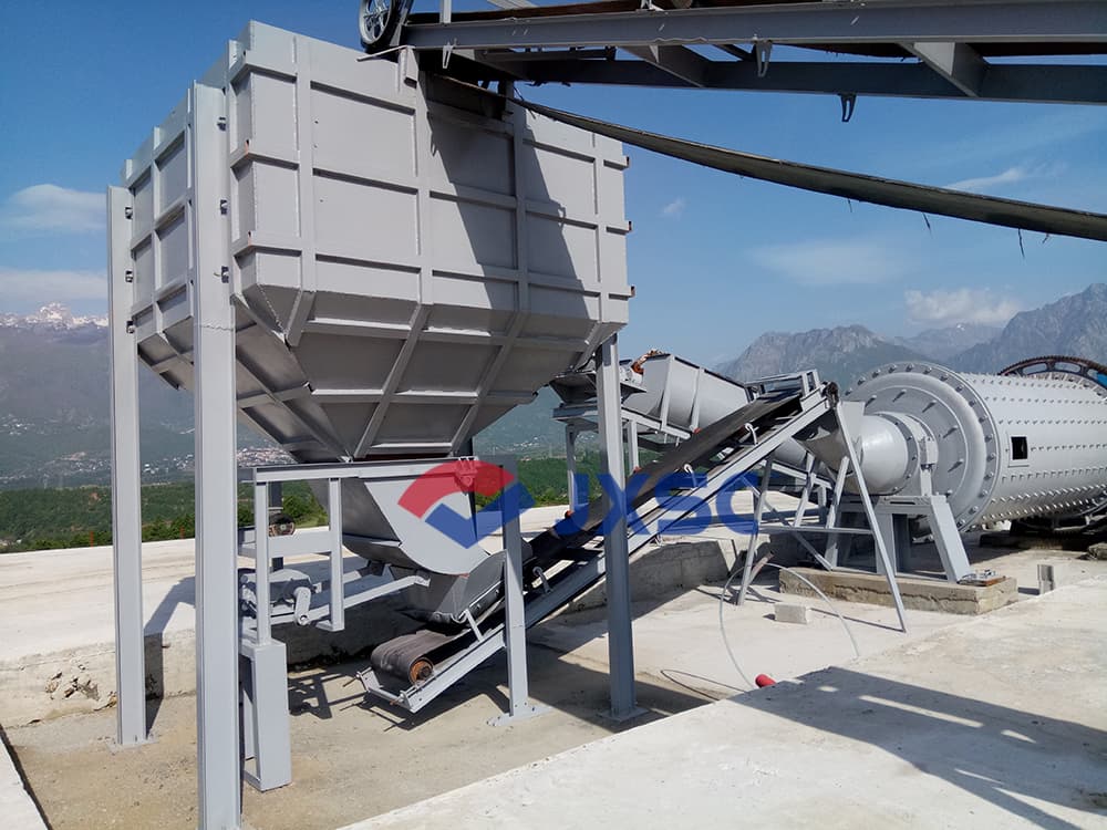 Rock chrome processing plat in Albania