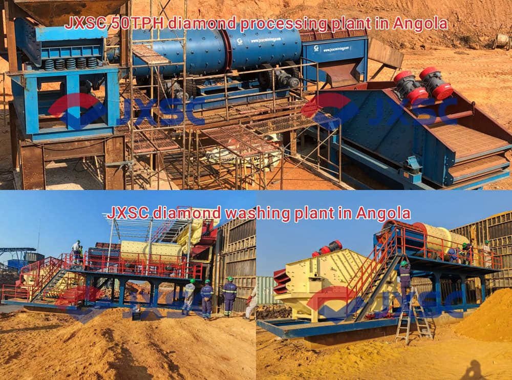 diamond procesing wash plant