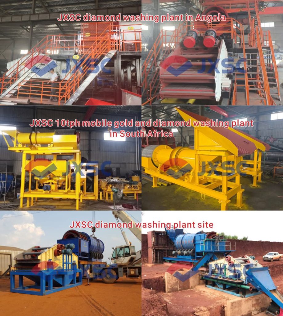 diamond procesing wash plant