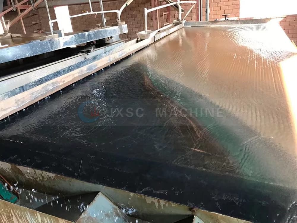 copper shaking table