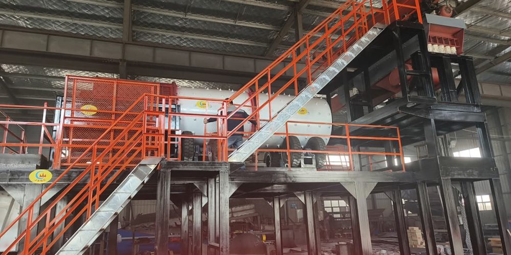 100TPH Alluvial Diamond Washing Plant in South Africa