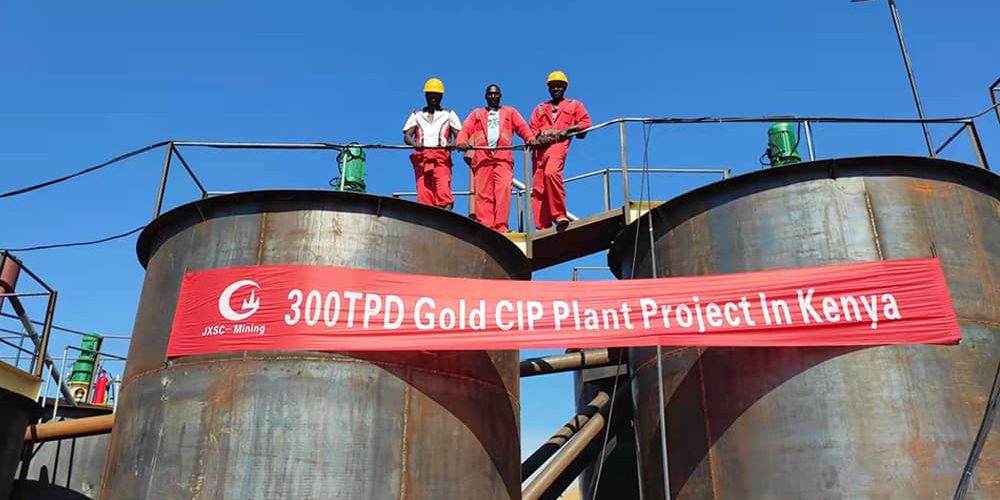 300TPD Gold CIP Processing Plant in Kenya